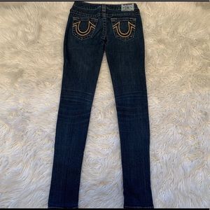 True Religion Brand Stella Skinny Jeans Low Rise